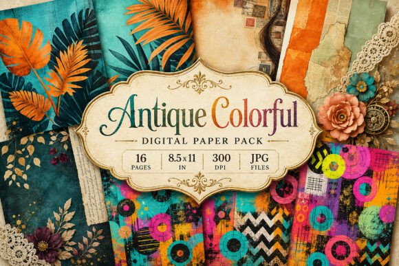 Download Mixed Media Abstract Junk Journal Paper - Journal paper Collection