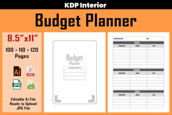 Download Budget Planner Book 8.5″ X 11″ - Budget planner book Collection
