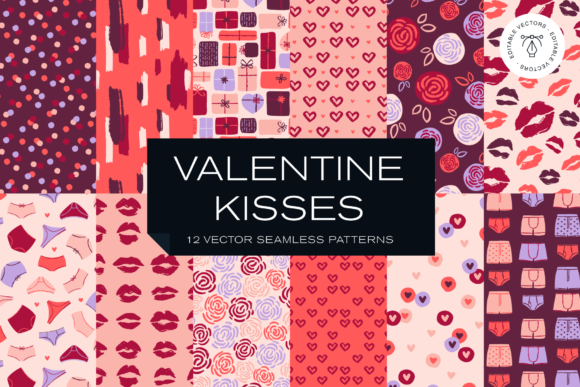 Download Valentine Kisses Collection - Premium Resources