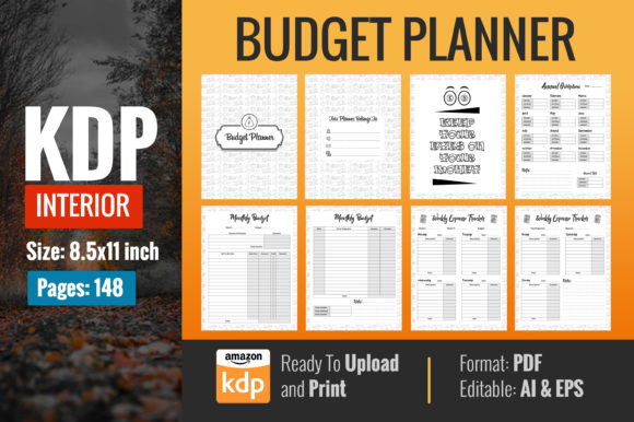 Download Budget Planner KDP Interior Design - Premium Bundle