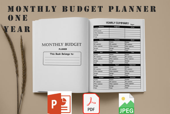 Download Financial Monthly Budget Planner for Kdp - Premium Bundle